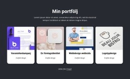 Min Fantastiska Designportfölj - Lättanvänt WordPress-Tema