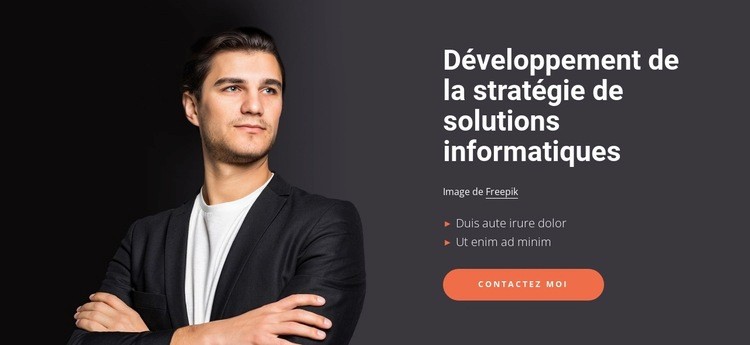 Des solutions informatiques efficaces Page de destination