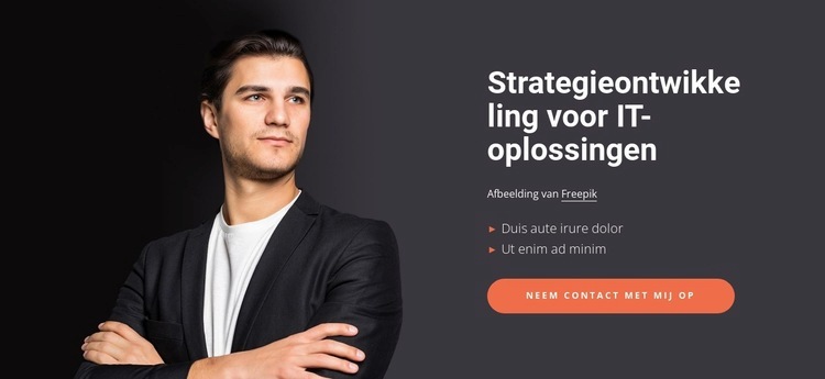 Effectieve IT-oplossingen Sjabloon voor één pagina