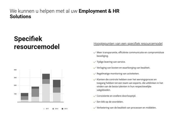 Analyse van uw bedrijf Website mockup