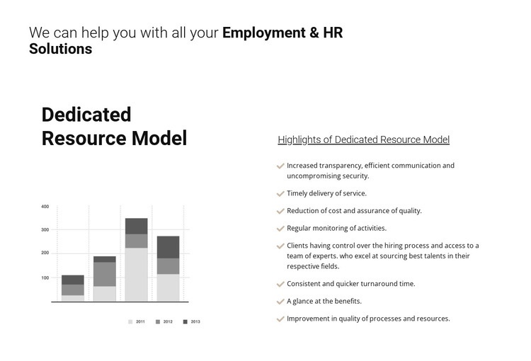 Analysis of your business Wix Template Alternative