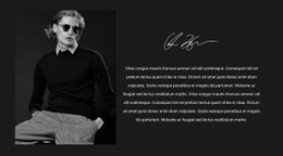 Men'S Fashion Trendsetter Responsive CSS Template