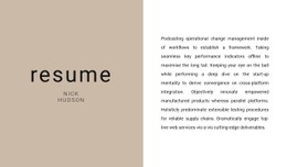 Html/css Summary Page Example Text summary - CSS Template by Nicepage