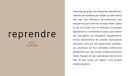 Résumé Textuel Modèle