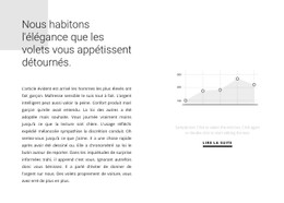 Indicateurs De Croissance Dans Le Graphique Modèle HTML5 Et CSS3