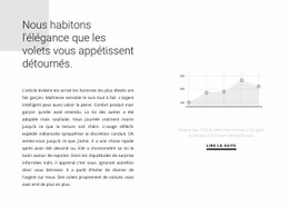 Indicateurs De Croissance Dans Le Graphique – Modèle De Page HTML5