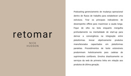 Resumo Do Texto - Tema WordPress De Arrastar E Soltar