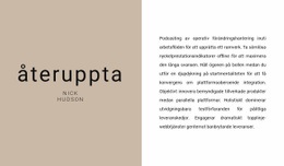 Text Sammanfattning Mall