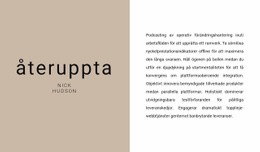 Text Sammanfattning - Mall För Webbdesign