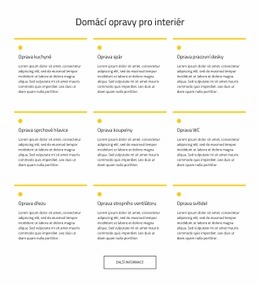 Bezplatná Online Šablona Pro Servis Pro Údržbu Domu