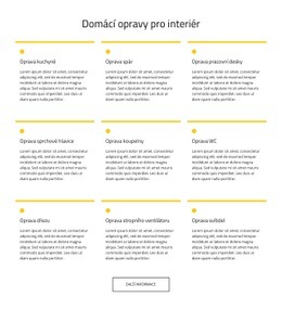 Servis Pro Údržbu Domu – Šablona HTML5