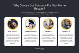 Reliable Home Services Flexbox Template