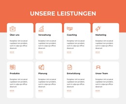 Marketing, Design Und Andere - E-Commerce-Vorlage