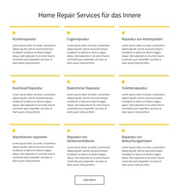 Hauswartungsdienst - HTML5-Vorlage