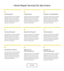 Hauswartungsdienst - Schönes Website-Design
