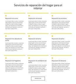 Servicio De Mantenimiento Del Hogar - HTML Generator Online