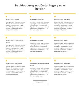 Servicio De Mantenimiento Del Hogar - Hermoso Diseño De Sitio Web