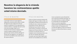 Título Y Texto En Tres Columnas - Diseño De Sitio Web Adaptable