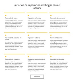 Servicio De Mantenimiento Del Hogar - Plantilla HTML5