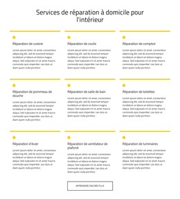 Service D'Entretien À Domicile - Modèle De Page HTML
