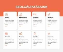 Marketing, Design És Egyéb Sablon HTML CSS Reszponzív