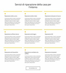 Servizio Di Manutenzione Della Casa - Layout Multiplo