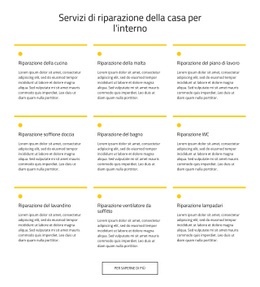 Servizio Di Manutenzione Della Casa - Pagina Di Destinazione Mobile