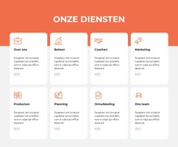 Marketing, Ontwerp En Andere Sjabloon HTML CSS Responsief