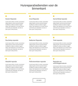 Onderhoudsdienst Aan Huis - HTML5-Sjabloon