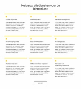 Onderhoudsdienst Aan Huis - Prachtig Websiteontwerp