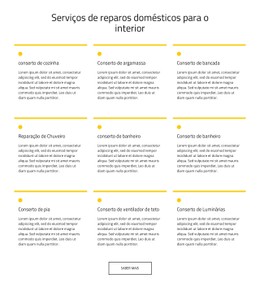 HTML Da Página Para Serviço De Manutenção Em Casa