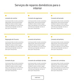 Serviço De Manutenção Em Casa - Modelo HTML5