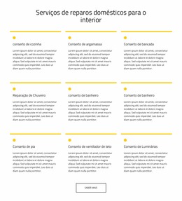 Serviço De Manutenção Em Casa - Template Joomla Para Qualquer Dispositivo