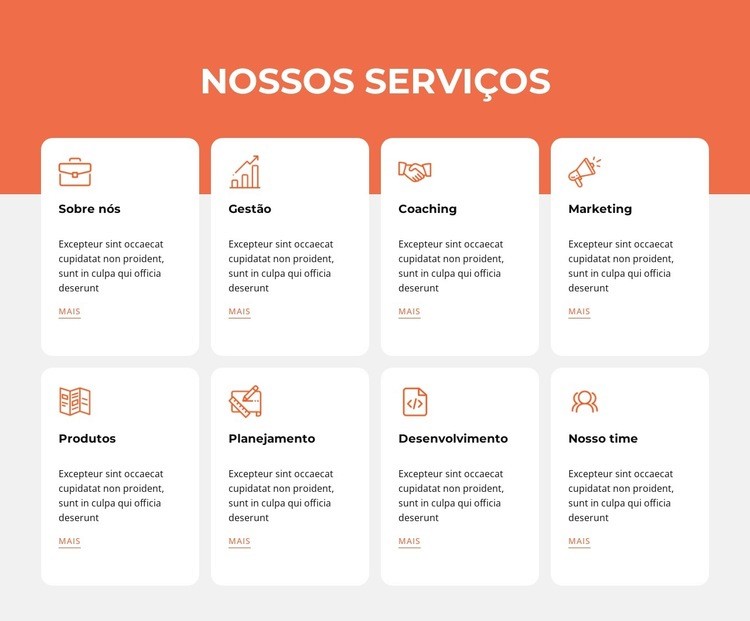 Marketing, design e outros Modelo