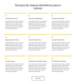 Serviço De Manutenção Em Casa - Tema WordPress Profissional