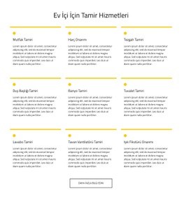 Evde Bakım Hizmeti - HTML Generator Online