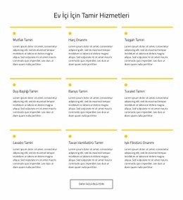 Evde Bakım Hizmeti - Ücretsiz Bir Sayfalık Şablon