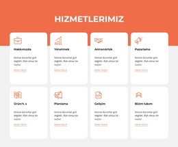 Pazarlama, Tasarım Ve Diğer Şablon HTML CSS Duyarlı