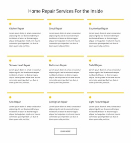 Home Maintenance Service - Beautiful Website Design