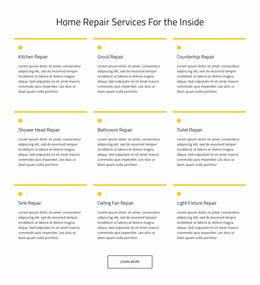 Home Maintenance Service - Simple Website Template