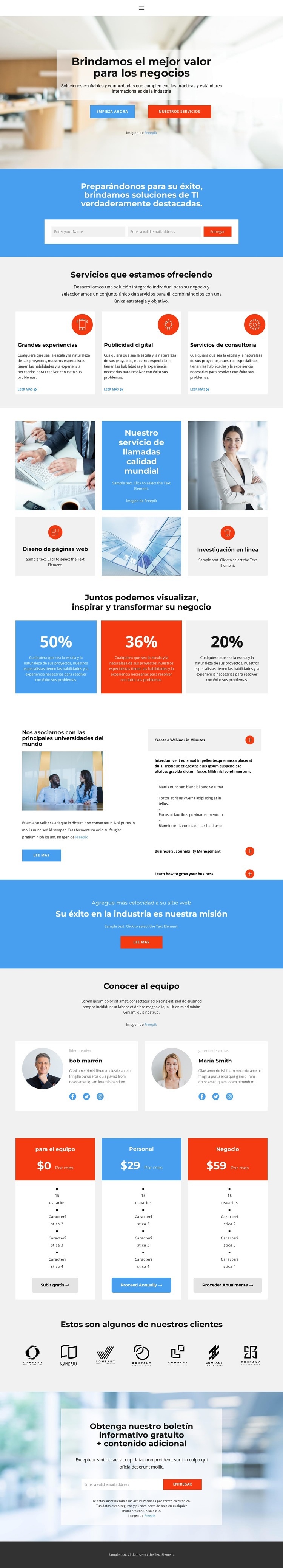 Sistemas inteligentes Plantillas de creación de sitios web