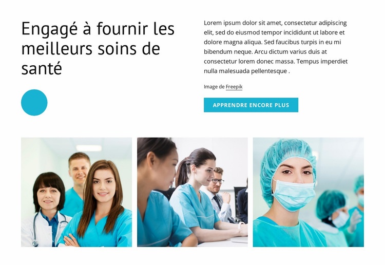 Meilleurs soins de santé Modèles de constructeur de sites Web