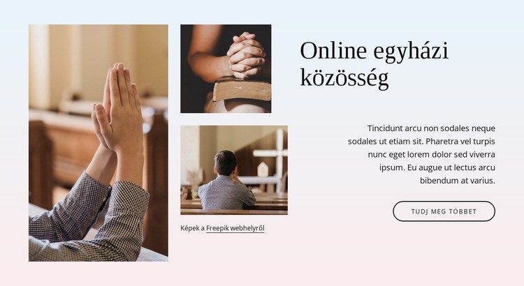 Egyházi közösség Sablon