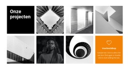 Onze Projecten In De Galerie Gratis CSS-Websitesjabloon