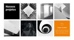 Nossos Projetos Na Galeria - Modelo HTML5