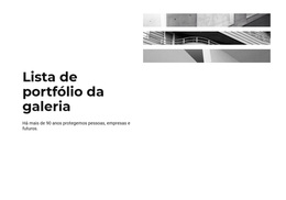 Tema WordPress Impressionante Para Lista De Portfólio Da Galeria