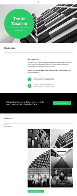 Web Tasarımı Seviyoruz - Profesyonel Açılış Sayfası