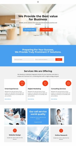Smart Systems - Landing Page For Any Device