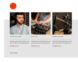 Rozhlasová Talk Show – Web Se Stažením Šablony HTML