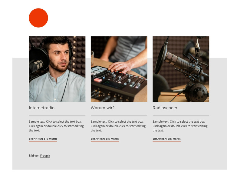 Radio-Talkshow WordPress-Theme